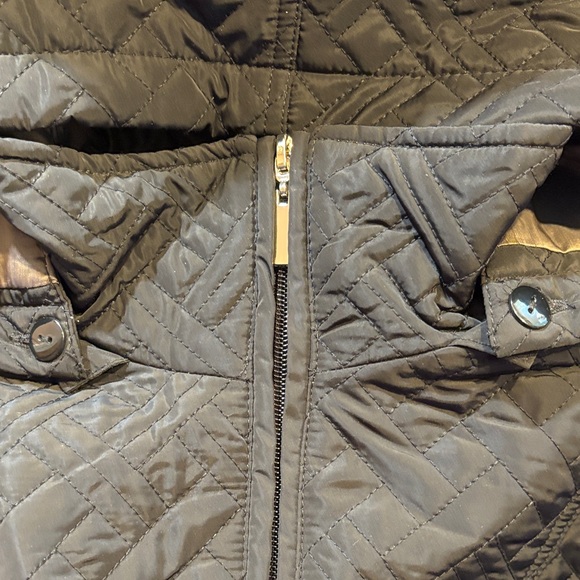 Giacca Black Quilted Hooded Puffer Jacket, L - Picture 6 of 7